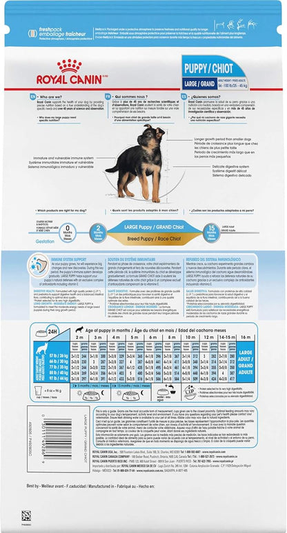 Royal Canin Size Health Nutrition Large Puppy Dry Dog Food, 35 lb bag