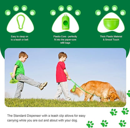 【Upgraded 2023】Dog Poop Bag Refills | 810 Counts, 45 Rolls | Biodegradable, Unscented | Leak-Proof & Ultra Thick | Holder Included