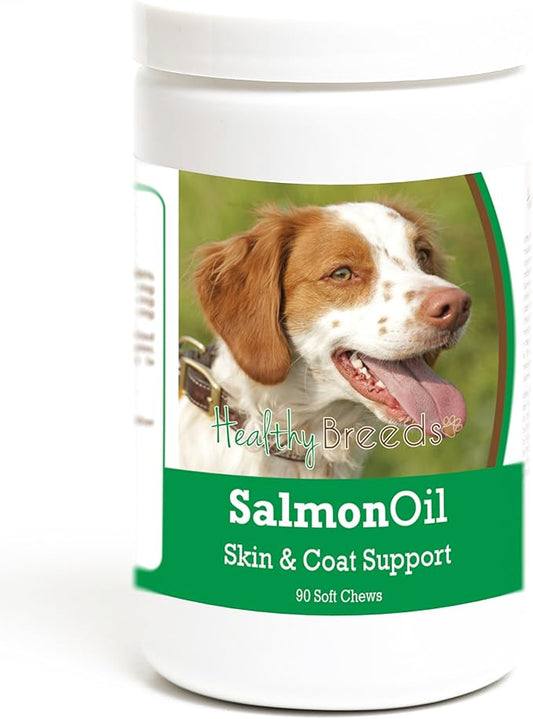 Healthy Breeds Brittany Salmon Oil Soft Chews 90 Count