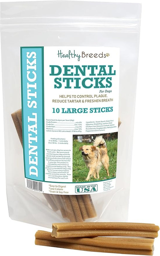 Healthy Breeds Chinook Dental Sticks Large 10 Count