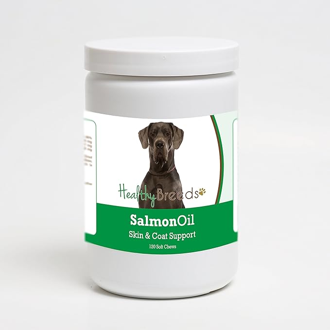 Healthy Breeds Great Dane Salmon Oil Soft Chews 120 Count