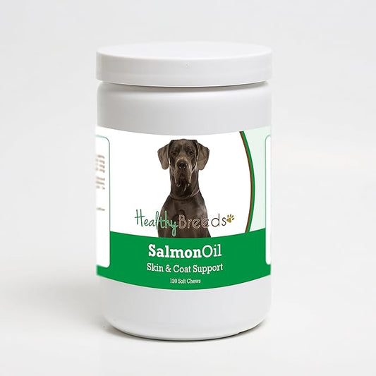 Healthy Breeds Great Dane Salmon Oil Soft Chews 120 Count