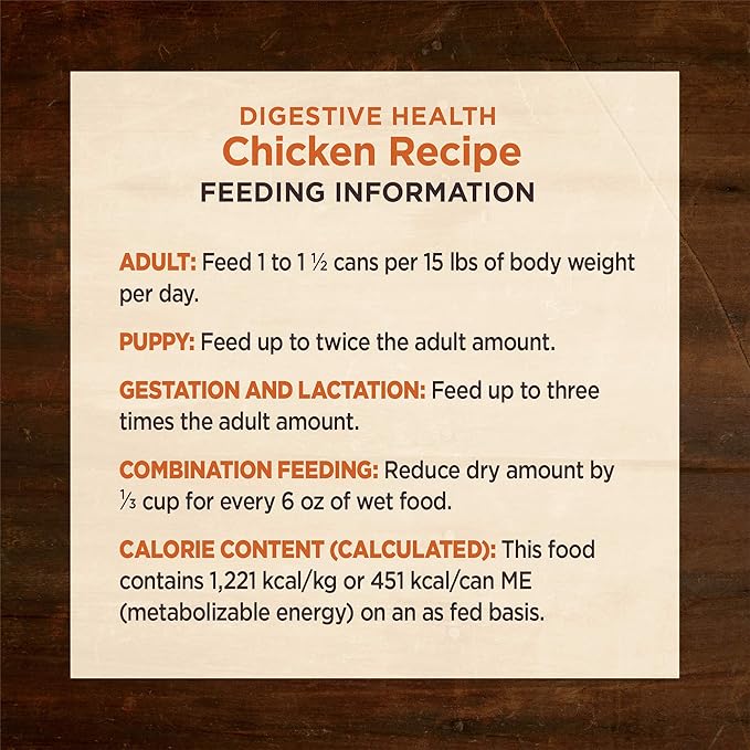 Wellness CORE Digestive Health Chicken Grain Free Wet Dog Food, 13 Ounce Can (Pack of 12)