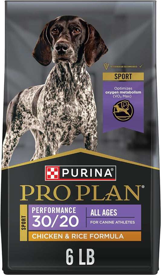 Purina Pro Plan High Calorie, High Protein Dry Dog Food, 30/20 Chicken & Rice Formula - 6 lb. Bag