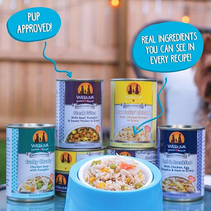 Weruva Classic Dog Food, Variety Pack, Chicken Free, Just 4 Me, Wet Dog Food, 14oz Cans (Pack of 12)