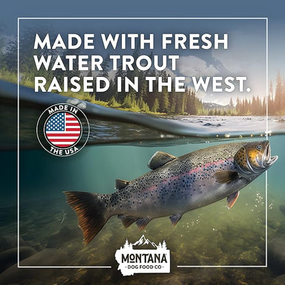 Montana Dog Food Grain-Free Small Batch Freeze Dried Raw Dog Food Topper & Complete Meal (Surf & Turf) – Made in USA, Added Prebiotics & Probiotics, No Synthetic Vitamins (12 oz)