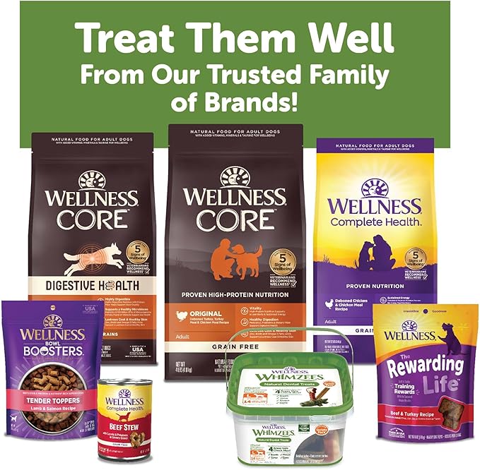 WHIMZEES by Wellness Long lasting Dog Chews Value Box: All Natural Grain Free Treats to Help Clean Teeth & Reduce Plaque & Tartar - for Dogs 40-60 Lbs - 24 Count