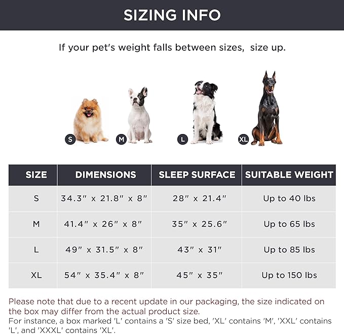 Bedsure Large Elevated Cooling Outdoor Dog Bed - Raised Dog Cots Beds for Large Dogs, Portable Indoor & Outdoor Pet Hammock Bed with Skid-Resistant Feet, Breathable Mesh, Striped Grey, 49 inches