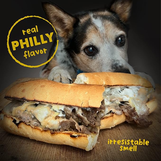Cloud Star Wag More Bark Less Jerky: Philly Cheesesteak Beef - 10 oz.