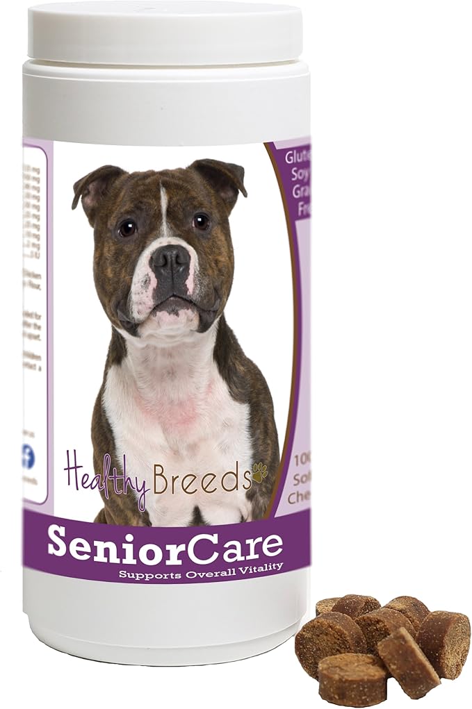 Healthy Breeds Staffordshire Bull Terrier Senior Dog Care Soft Chews 100 Count