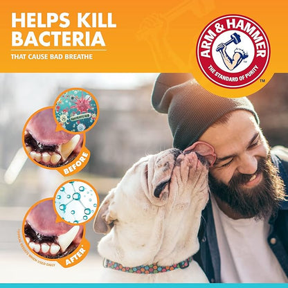 Arm & Hammer for Pets Fresh Breath Dental Spray for Dogs | Easy and Effective Way to Reduce Plaque & Tartar Buildup Without Brushing, 4 Ounces - 24 Pack, Mint Flavor