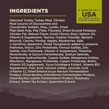 Wellness Natural Pet Food CORE Grain-Free High-Protein Small Breed Dry Dog Food, Natural Ingredients, Made in USA with Real Meat (Adult, Healthy Weight, 12-Pound Bag)