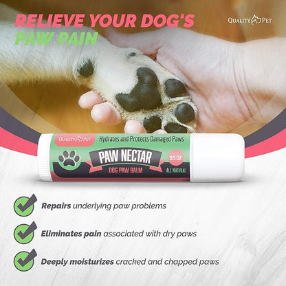 0.5oz Jumbo Dog Paw Balm Hydrates and Protects Damaged Dog Paws