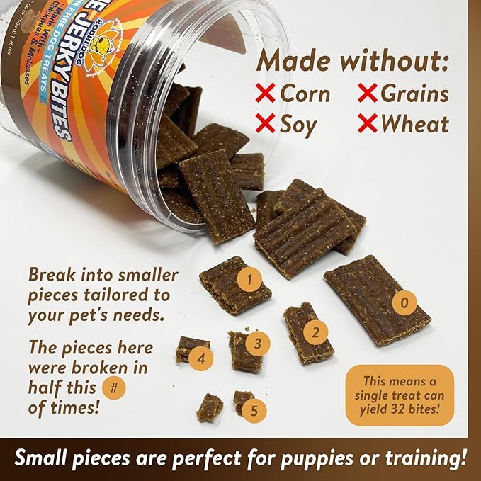 Bodhi Dog Jerky Dog Treats | Grain Free Turkey Dog Treats | Natural Snack Made w/Turkey, Chickpeas & Molasses | No Corn, Wheat or Soy | Healthy & Holistic Dog Treats | Made in USA (Turkey)