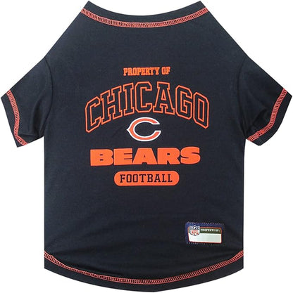 NFL PET SHIRT for Dogs & Cats - CHICAGO BEARS Dog T-Shirt, X-Large. - Cutest Pet Tee Shirt for the real sporty pup