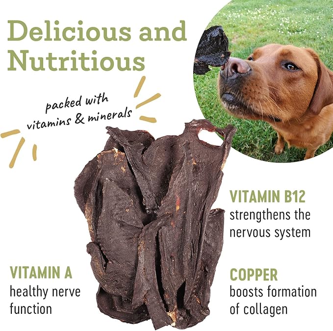 Farm Hounds Pork Kidney Jerky Treats for Dogs, Premium Dried Dog Treats, High Protein Training Treat for Small & Large Dogs, Natural & Healthy Dog Treats, Made in USA, Pork Liver 4oz