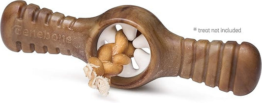 Benebone Pawplexer Interactive Treat Dispensing Tough Dog Puzzle Chew Toy, Made in USA, Large, Real Bacon Flavor