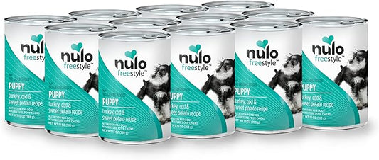 Nulo Freestyle All Breed Wet Canned Dog Food for Puppies, Premium All Natural Grain-Free, High Animal-Based Protein
