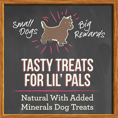 Merrick Lil’ Plates Grain Free Small Dog Treats, Natural Training Treats For Small Dogs, Bitty Beef Recipe - 5 oz. Pouch