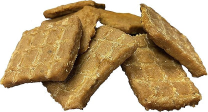 Tender & True Pet Nutrition Sustainable Salmon Recipe Jerky blue bag 4 ounces (Pack of 2)