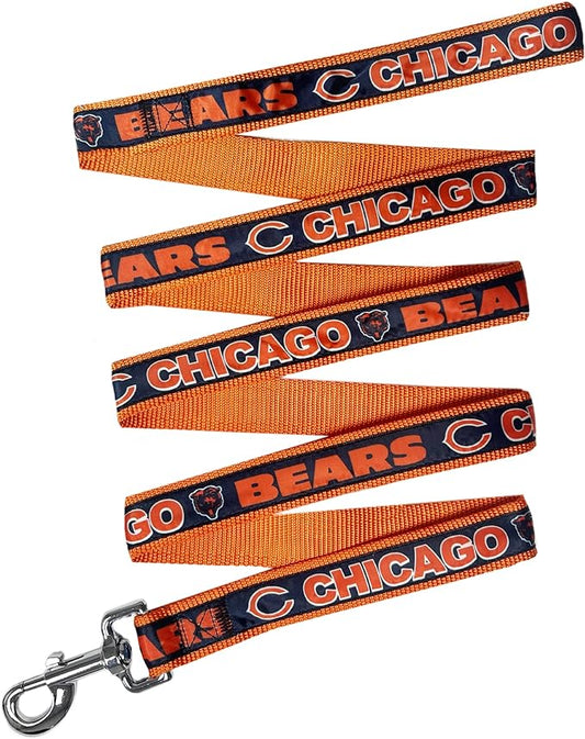 NFL PET Leash Chicago Bears Dog Leash, Medium Football Team Leash for Dogs & Cats. A Shiny & Colorful Cat Leash & Dog Leash Licensed by The NFL
