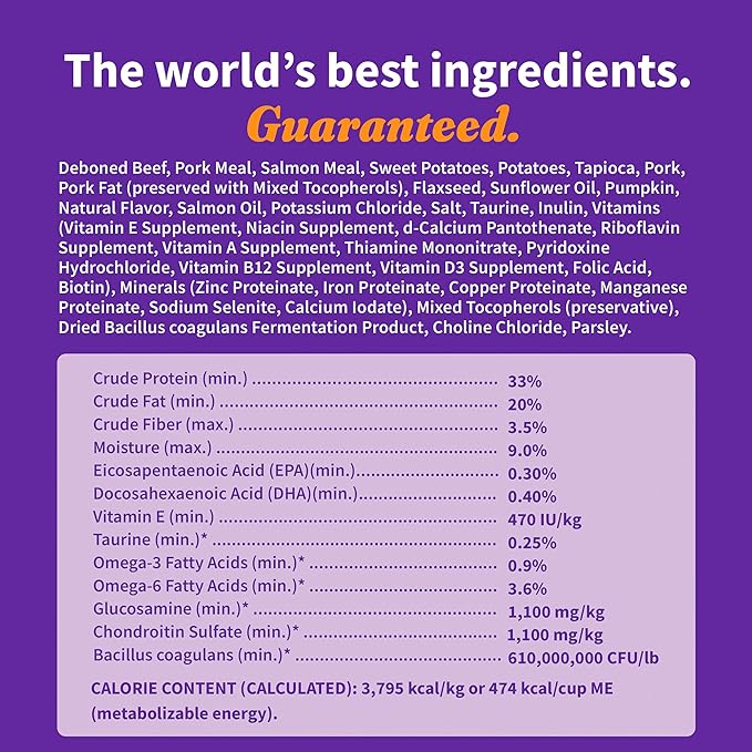 Halo Elevate Dry Dog Food, Grain Free Red Meat Recipe, Puppy Formula, 10lb