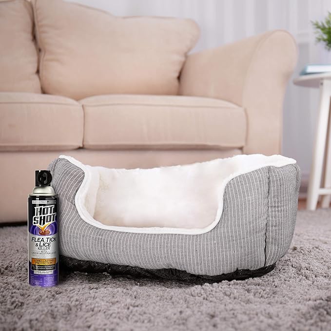 Hot Shot Flea, Tick & Lice Killer with Odor Neutralizer (Aerosol) 14 Oz (1 pack)