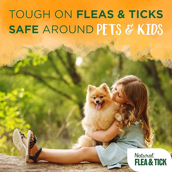 TropiClean Soothing Natural Flea and Tick Dog Shampoo | Natural Flea and Tick Prevention for Dogs | Made in the USA | 20oz