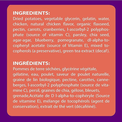 Get Naked Super Antioxidant Dental Chew Sticks For Dogs, Large/6.6-Ounce, 6 Sticks/Pack
