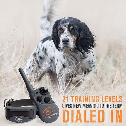 SportDOG Brand 425 Remote Trainers - 500 Yard Range E-Collar with Static, Vibrate and Tone - Waterproof, Rechargeable - Stubborn Dog Training Collar