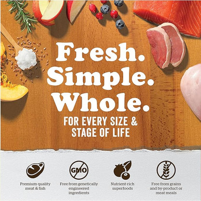 Now Fresh Grain Free Wet Cat Food, 6.4 oz - Wild Salmon Pâté with Bone Broth for Cats - Real Fish for Protein