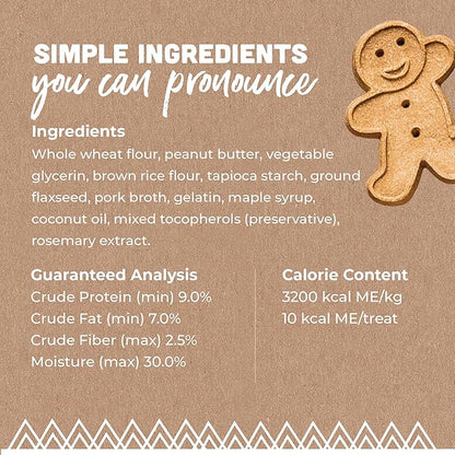 Buddy Biscuits 8 oz Bag of Softies Soft & Chewy Dog Treats, Made with Peanut Butter (Pack of 3)