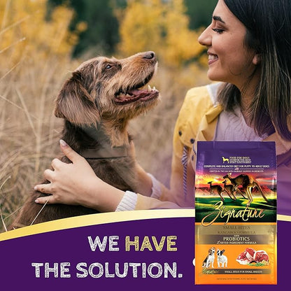 Zignature Kangaroo Limited Ingredient Formula Dry Dog Food Small Bites Dry Dog Food 4lb
