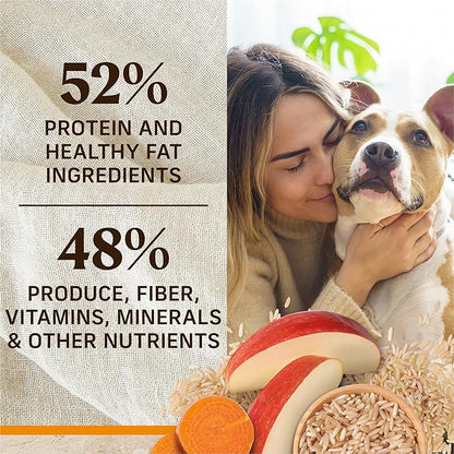 Merrick Healthy Grains Premium Adult Dry Dog Food, Wholesome And Natural Kibble With Chicken And Brown Rice - 25.0 lb. Bag