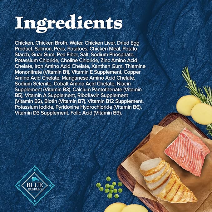 Blue Buffalo Wilderness Wolf Creek Stew High Protein, Natural Wet Dog Food, Savory Salmon Stew in gravy 12.5-oz cans (Pack of 12)