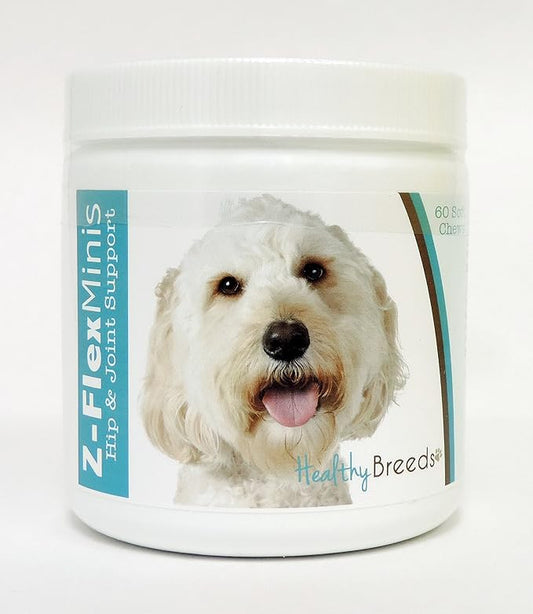 Healthy Breeds Labradoodle Z-Flex Minis Hip and Joint Support Soft Chews 60 Count