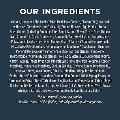 Instinct Raw Boost Skin & Coat Health Grain Free Recipe with Real Chicken Natural Dry Dog Food by Nature's Variety, 4 lb. Bag