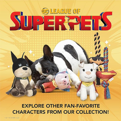 DC Comics League of Super-Pets Krypto Superman Dog Collar, Large | Officially Licensed DC League of Super-Pets Dog Collar | Large Dog Collar DC Krypto Super Dog Superman Style with D-ring for Leash