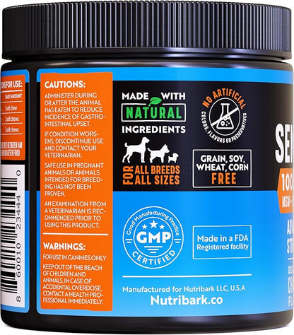 Senior Dog Joint Supplement -1000mg Glucosamine for Dogs -Advanced Hip & Joint Support Chews w/Glucosamine, Chondroitin, MSM, Turmeric & Omega 3 for Pain & Inflammation Relief, Improved Mobility