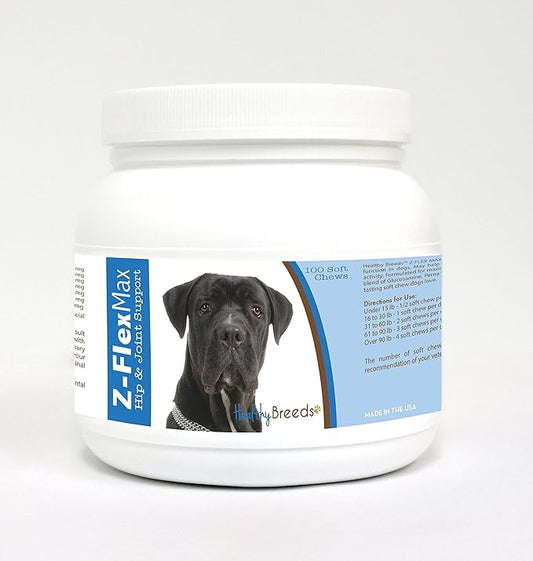 Healthy Breeds Cane Corso Z-Flex Max Hip & Joint Soft Chews 100 Count