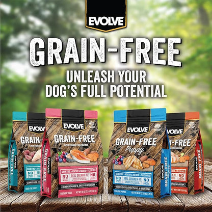 Evolve Grain Free Deboned Chicken, Sweet Potato & Berry Recipe Dry Dog Food, 4lb.