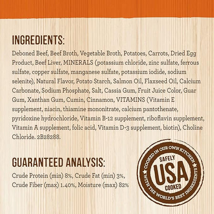 Merrick Chunky Grain Free Premium And Wholesome Canned Dog Food, Real Meat Pappy’s Pot Roast Dinner In Gravy - (Pack of 12) 12.7 oz. Cans