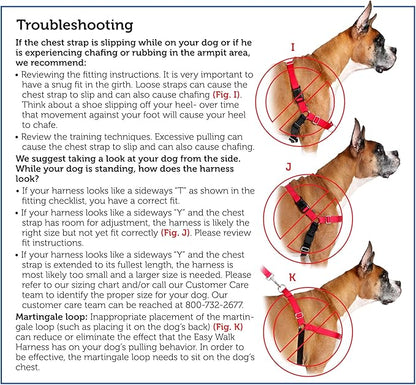 PetSafe Easy Walk No-Pull Dog Harness - The Ultimate Harness to Help Stop Pulling - Take Control & Teach Better Leash Manners - Helps Prevent Pets Pulling on Walks - Small, Red/Black
