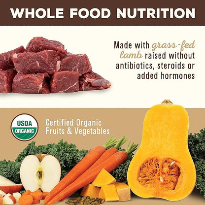Primal Freeze Dried Dog Food Nuggets, Lamb; Complete & Balanced Meal; Also Use as Topper or Treat; Premium, Healthy, Grain Free, High Protein Raw Dog Food, 14 oz (Pack of 2)