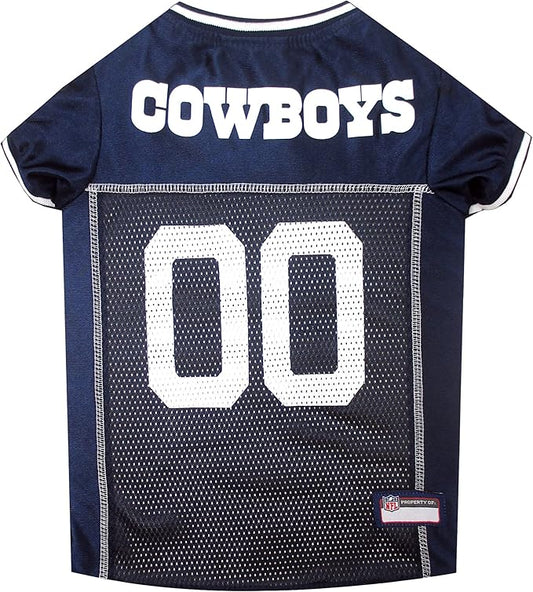 NFL Dallas Cowboys Dog Jersey, Size: 3X-Large. Best Football Jersey Costume for Dogs & Cats. Licensed Jersey Shirt