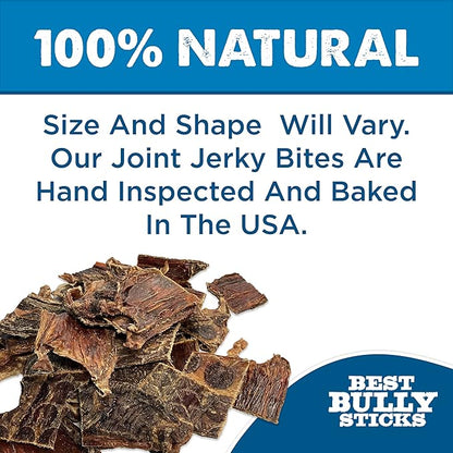 Best Bully Sticks Joint Jerky Gullet Bite Dog Treats (1.5lb. Bag) - All-Natural Beef Dog Treats