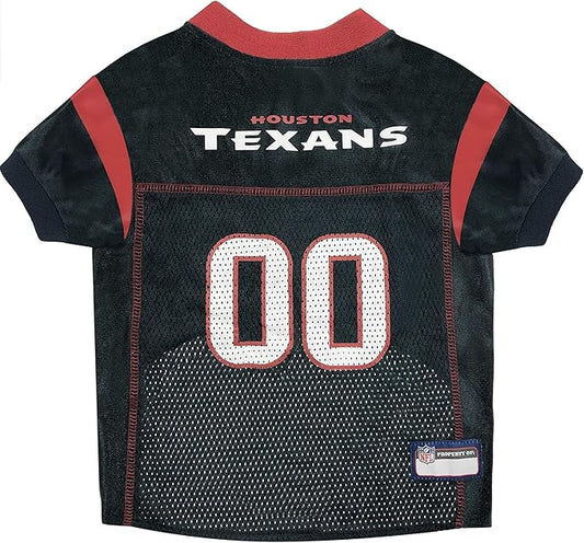 NFL Housotn Texans Dog Jersey, Size: Small. Best Football Jersey Costume for Dogs & Cats. Licensed Jersey Shirt
