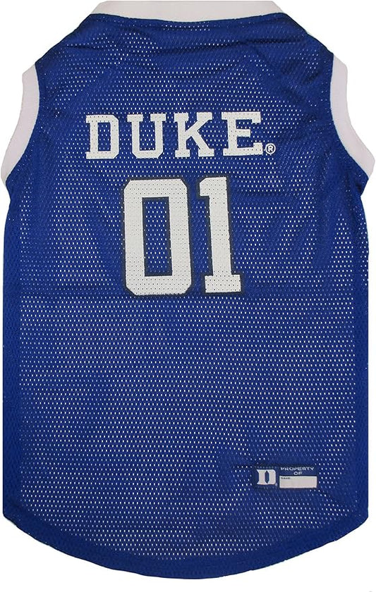 Pets First NCAA Basketball Pet Jersey DUKE BLUE DEVILS Dog Jersey, Medium