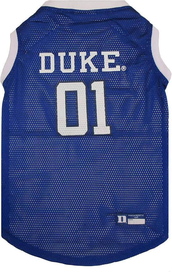 Pets First NCAA Basketball Pet Jersey DUKE BLUE DEVILS Dog Jersey, Small