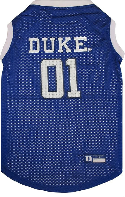 Pets First NCAA Basketball Pet Jersey DUKE BLUE DEVILS Dog Jersey, Small